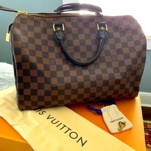 Louis Vuitton Speedy 30 in Damier Ebene